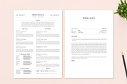 Water Color CV-Resume Tempalate *C, a Resume Template by Showy68 Template (Thumbnail 1 of 3)
