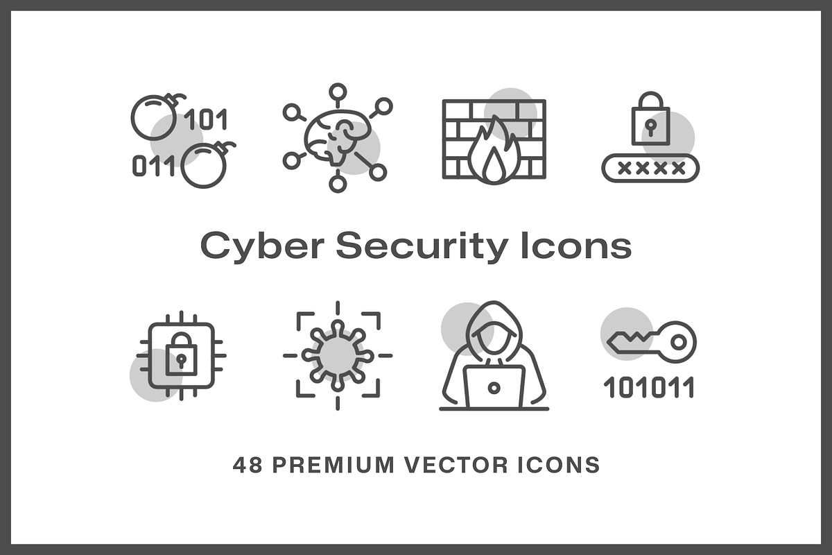 48 Cyber Security Icons, a Duotone Icon by Furnace (Photo 2 of 5)