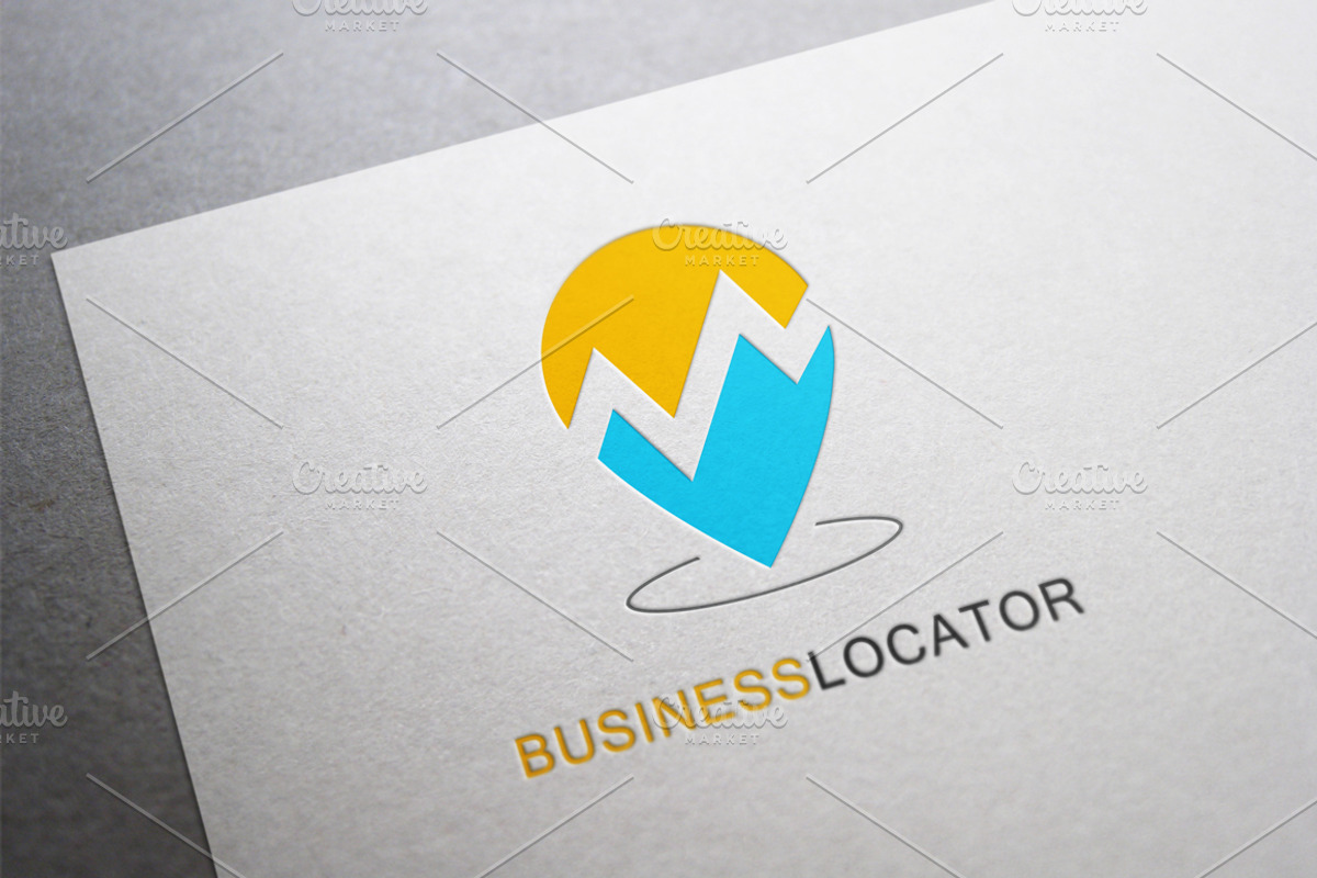 Business Locator Logo Template, a Branding & Logo Template by UltraDesigns (Photo 1 of 3)