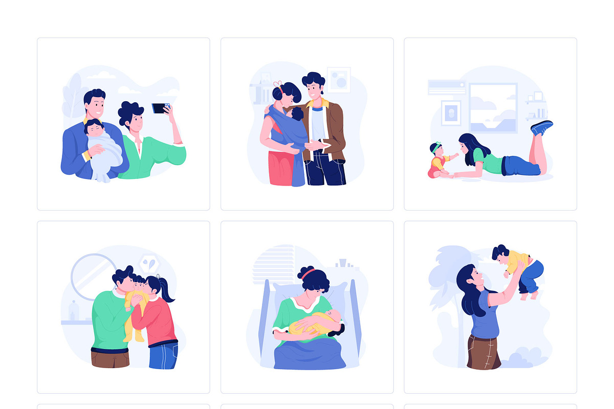 Newborn Illustrations, a Person Illustration by Prosymbols (Photo 6 of 6)