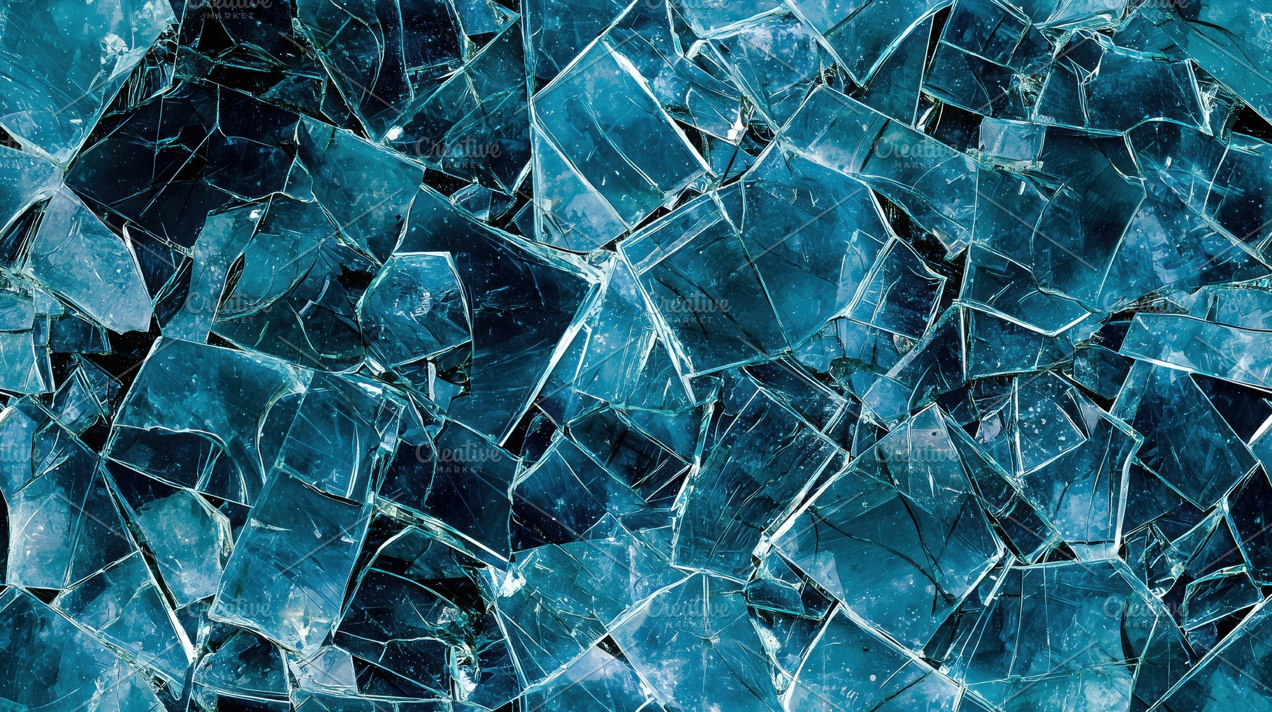 Shattered glass pieces, showcasing sharp edges and varying shades of blue and c, a Background Photo by Textures & Backgrounds