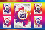 New Year 2023 Art Color Fest, a Flyer Template by angelicafx (Thumbnail 1 of 2)