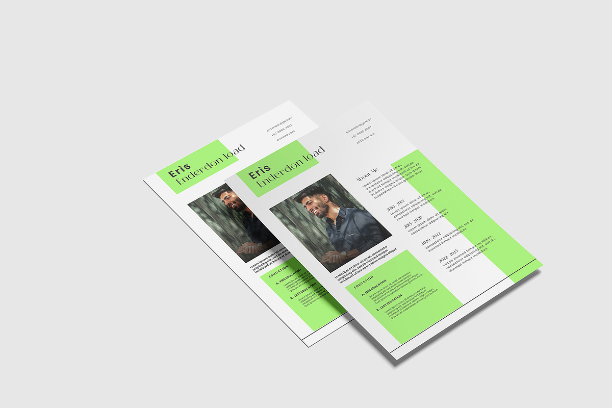 A4 Resume Mockup, a Mockup by Graphicbars (Photo 7 of 8)