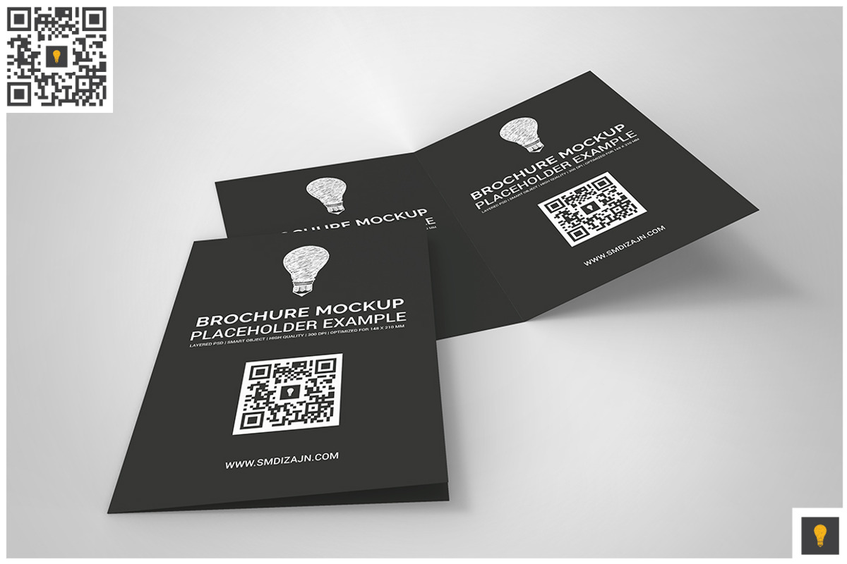 Brochure Bifold Mockup, a Print Template by Shocky Design Studio (Photo 4 of 6)