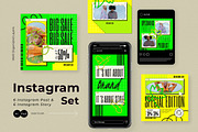 Anti Design Fashion Instagram Pack, a Social Media Template by graphicook (Thumbnail 1 of 6)