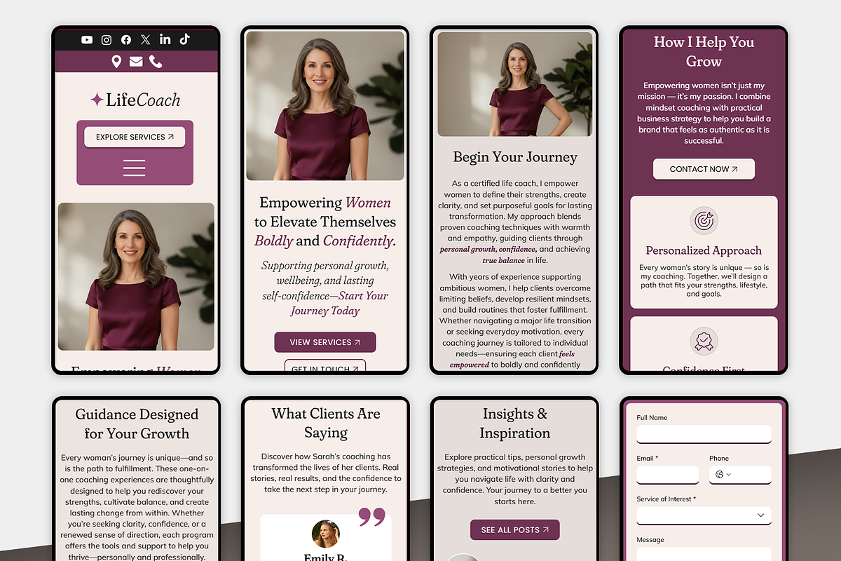 Life Coach & Therapy Website, a Wix Template by Kitteeh (Photo 13 of 20)