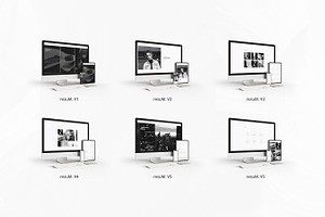 resuM. - Minimal one page template