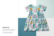 Toddler Skater Dress Mockup Set, a Shirt Mockup by creatsy5 (Thumbnail 6 of 8)