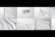 10 Realistic 3D Flag Mock Up`s v.2, a Product Mockup by GK Creative (Thumbnail 9 of 9)