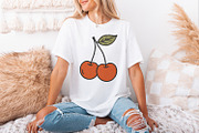 Trendy Cherry Retro Aesthetic, an Illustration by SharpMarketplace (Thumbnail 3 of 9)