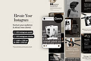 Dark Aesthetic Instagram Post Story, a Social Media Template by Warmsoulgallery (Thumbnail 2 of 10)
