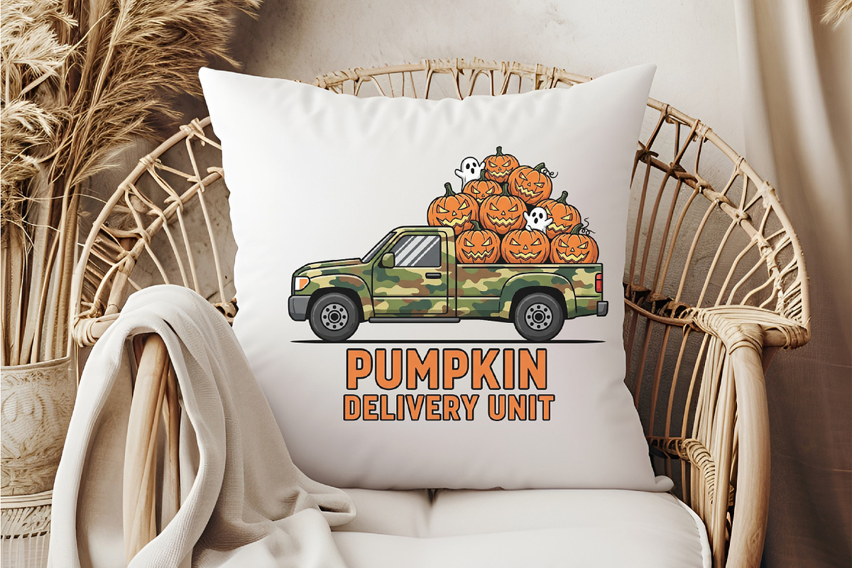 Camo Truck Halloween Sublimation, an Illustration by DreamCafeArt (Photo 4 of 6)