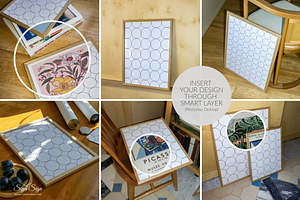 Frame Mockups Close-Up 4 Set 6 PSD