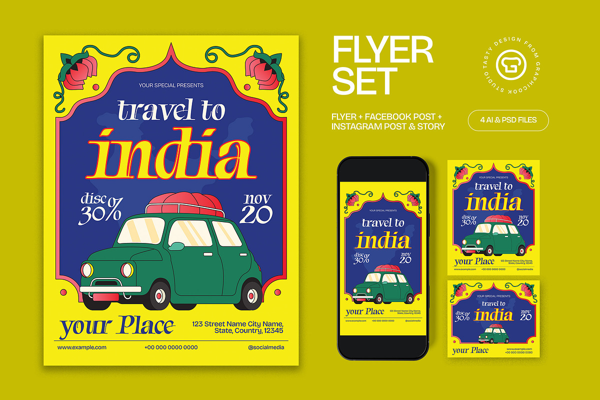 Travel To India Flyer