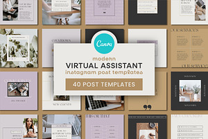 Virtual Assistant Instagram Template