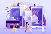 Online Banking Web Illustrations, a Finance Illustration by Alex Krugli (Thumbnail 10 of 14)