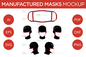 Manufactured Mask - Template Mockup