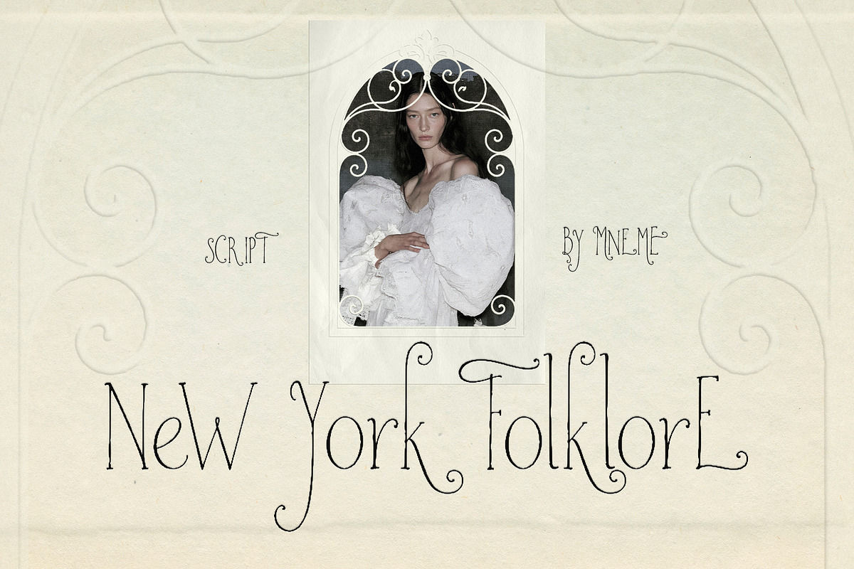 New York Folklore Script Font, a Handwritten Font by Mneme (Photo 1 of 8)