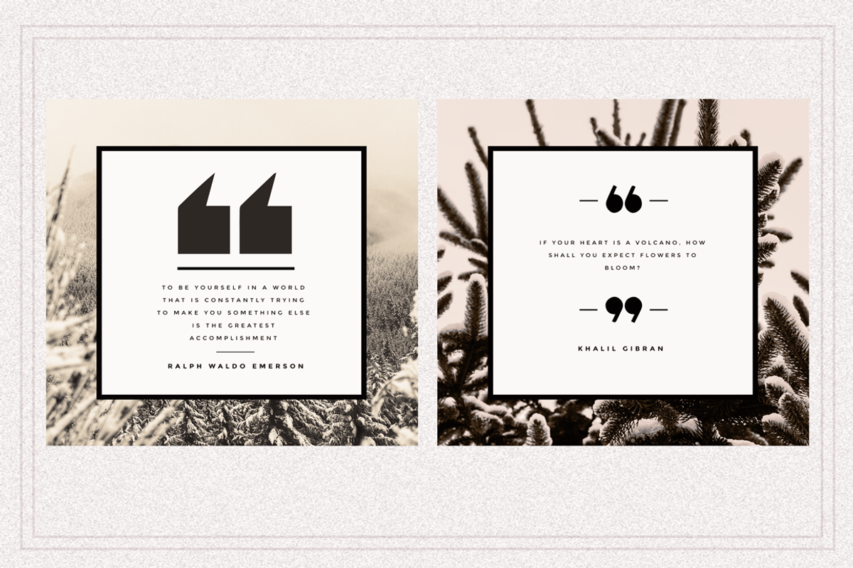AMBIENT Social Media quote pack, a Social Media Template by Vova (Photo 2 of 7)