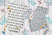 Butterflies patterns collection, a Pattern Graphic by Cozy pattern shop (Thumbnail 7 of 8)