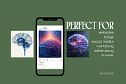 65 Human Brain Illustrations, an Object Graphic by Incomelion (Thumbnail 2 of 7)