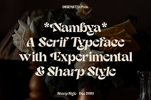 Nambya - Sharp Serif Typeface