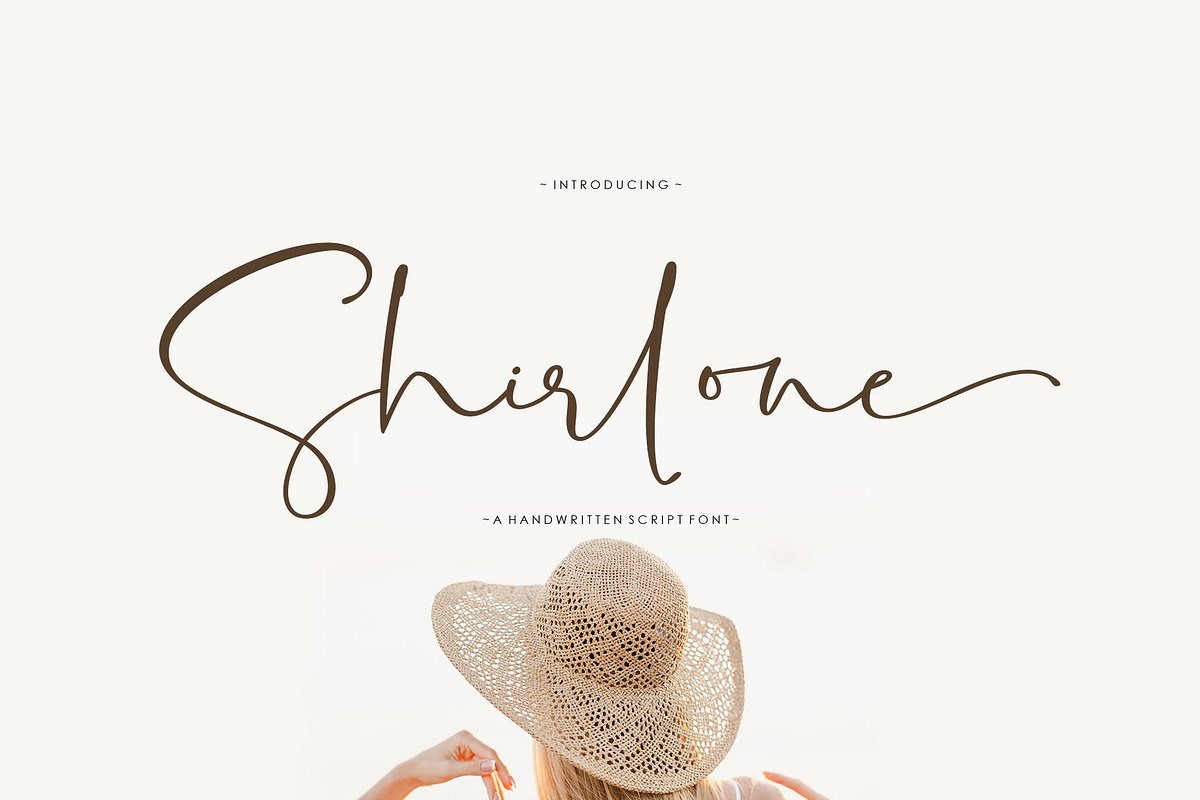 Shirlone Handwritten font, a Script Font by moriztype (Photo 8 of 8)