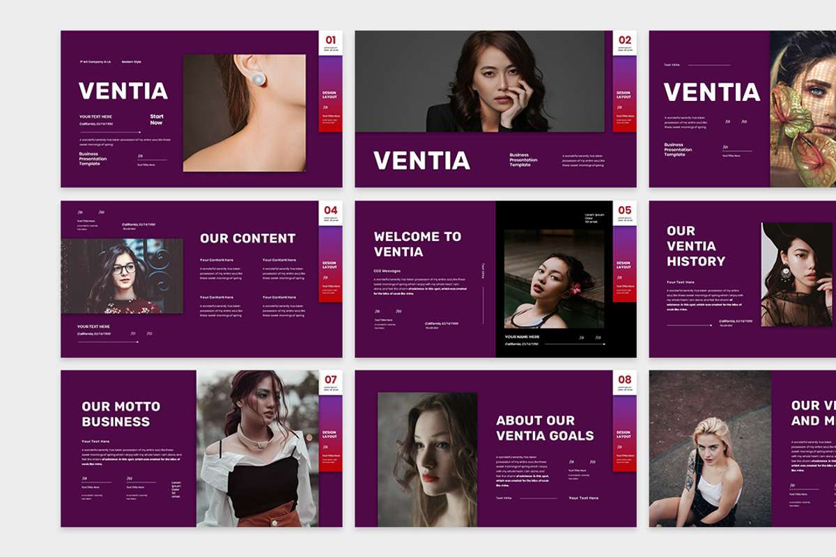 Ventia Presentation Template, a Presentation Template by Analogous Temp (Photo 2 of 5)