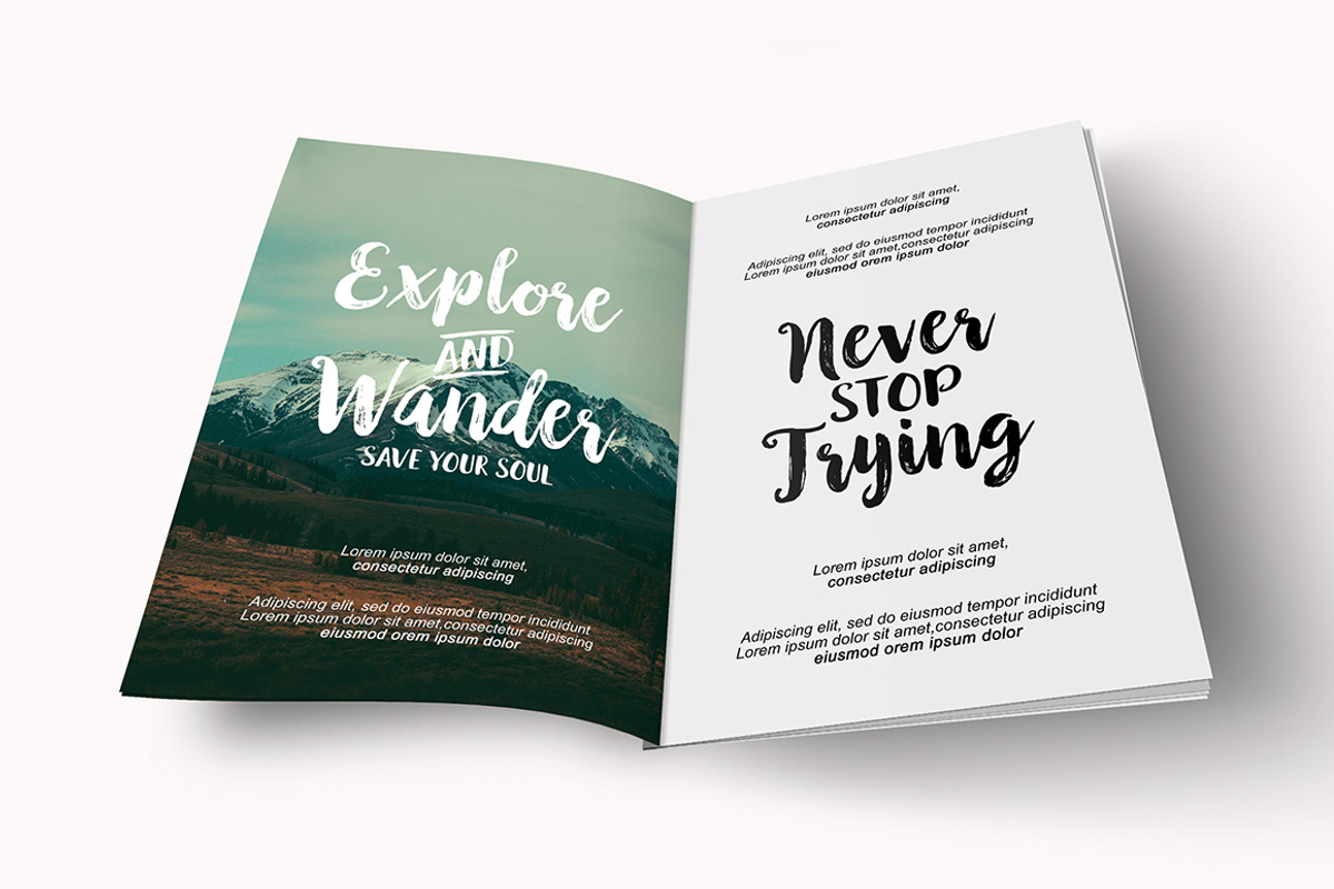 Black & White Font Duo, a Script Font by Seniors (Photo 10 of 15)