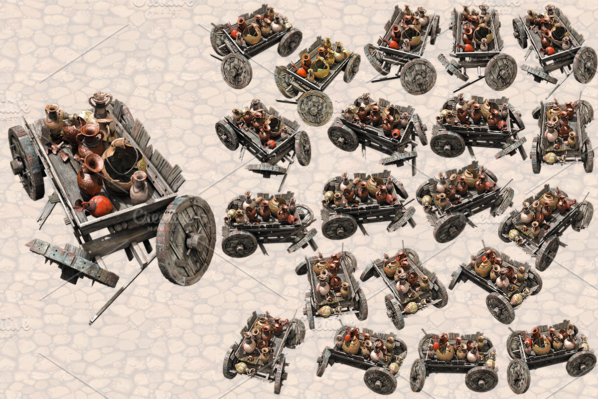 Isometric Ancient City Pack, an Object Graphic by Beatheart Creative Studio (Photo 64 of 77)