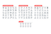 Outline Icons Pack, an Outline Icon by Kalash (Thumbnail 4 of 5)