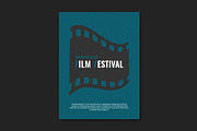 Vintage Film Festival Poster, a Decorative Illustration by PsychocheArt (Thumbnail 3 of 3)