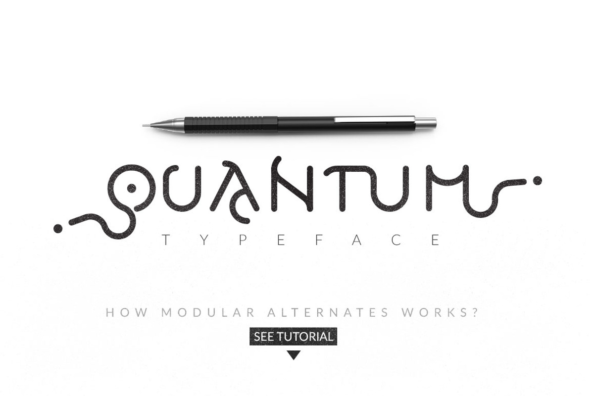 Quantum Typeface preview 2