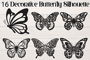 Decorative Butterfly Silhouette, an Object Graphic by Creativeshirt (Thumbnail 1 of 16)