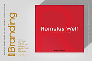 Romulus Wolf-Sans serif font family, a Sans Serif Font by Artistic & Unique (Thumbnail 8 of 15)