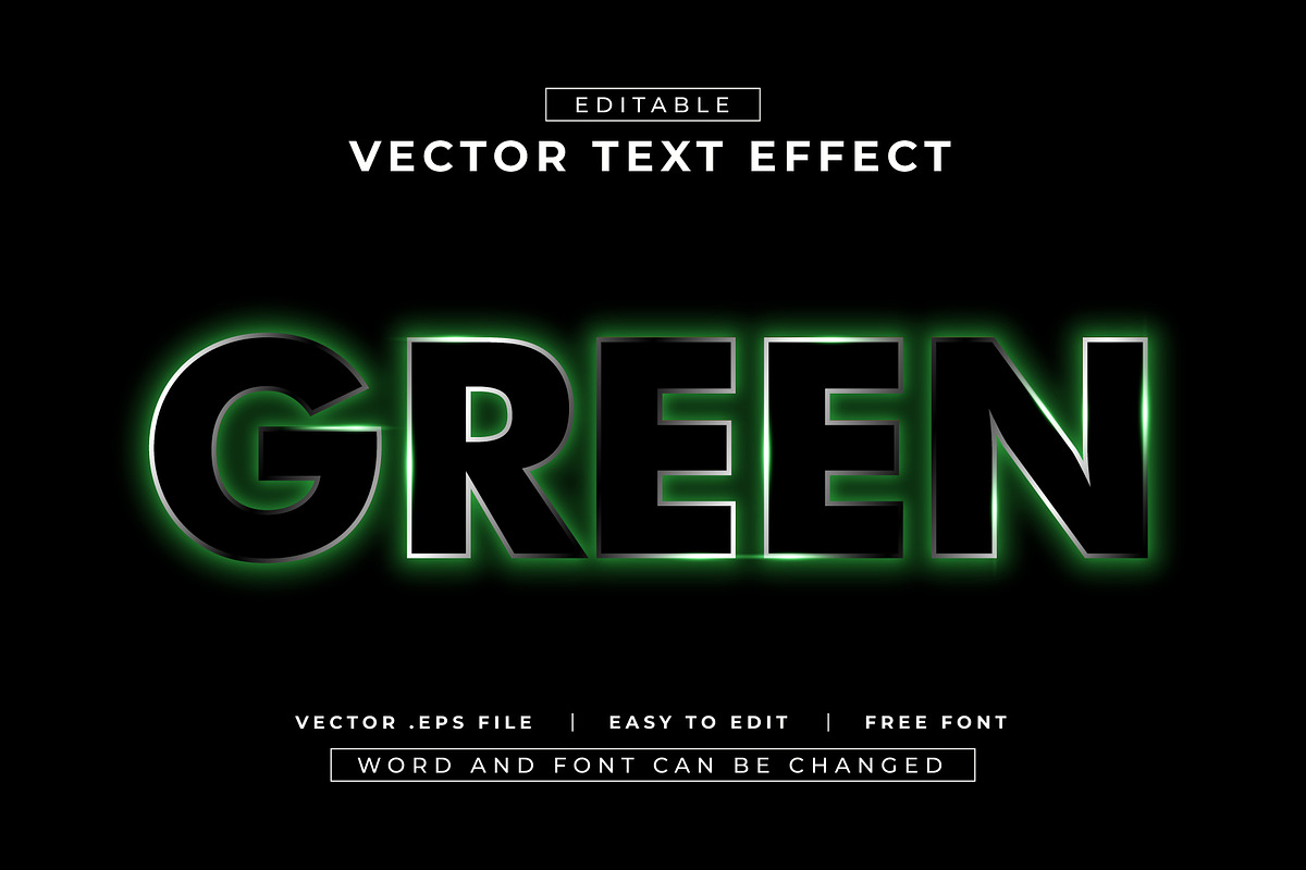 Colorful Editable Text Effect | EPS, a Graphic by padilah_a (Photo 7 of 8)