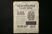 Newspaper Mockups Editable Content, a Books & Magazine Mockup by Luuqas Design (Thumbnail 1 of 4)