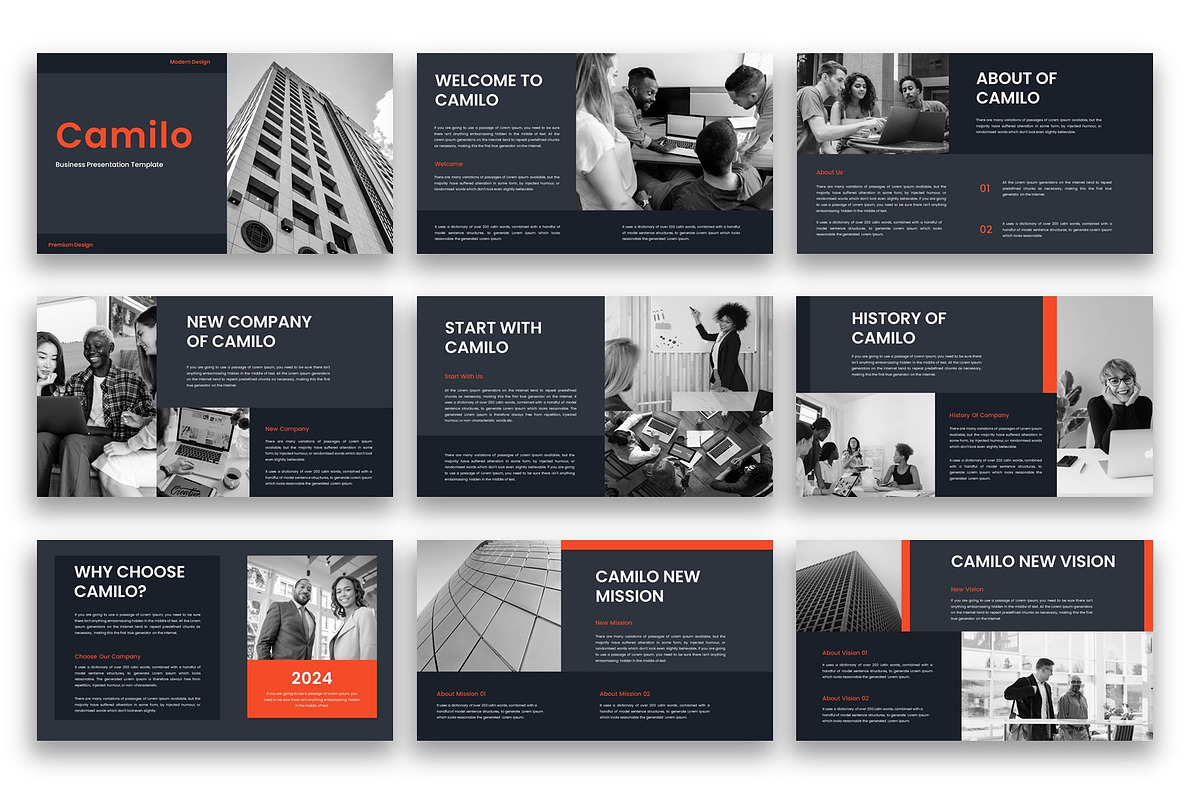 Camilo – Business PowerPoint, a Presentation Template by kreatifreya (Photo 2 of 5)