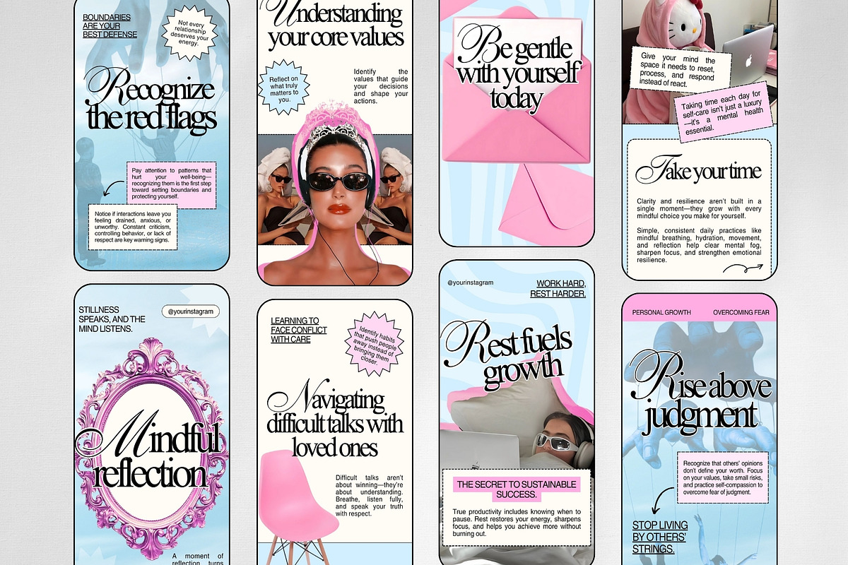 Mental Health Coach Instagram Template preview 3