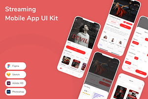 Streaming Mobile App UI Kit