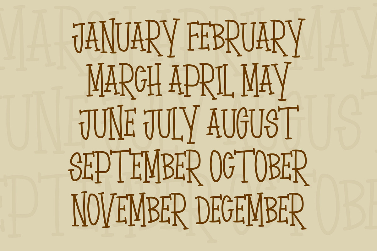 Wonder Sunday - Cute Display, a Handwritten Font by tebaltipislab (Photo 7 of 9)