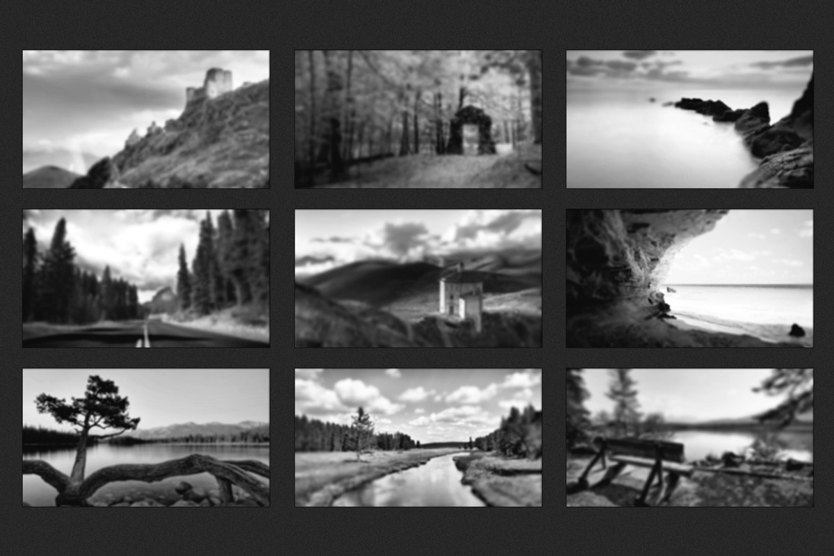 10 Blurred Monochromes, a Texture Graphic by Workshopey (Photo 2 of 2)
