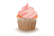 Cupcake with Pink Cream, an Object Graphic by Ghagra (Thumbnail 2 of 4)