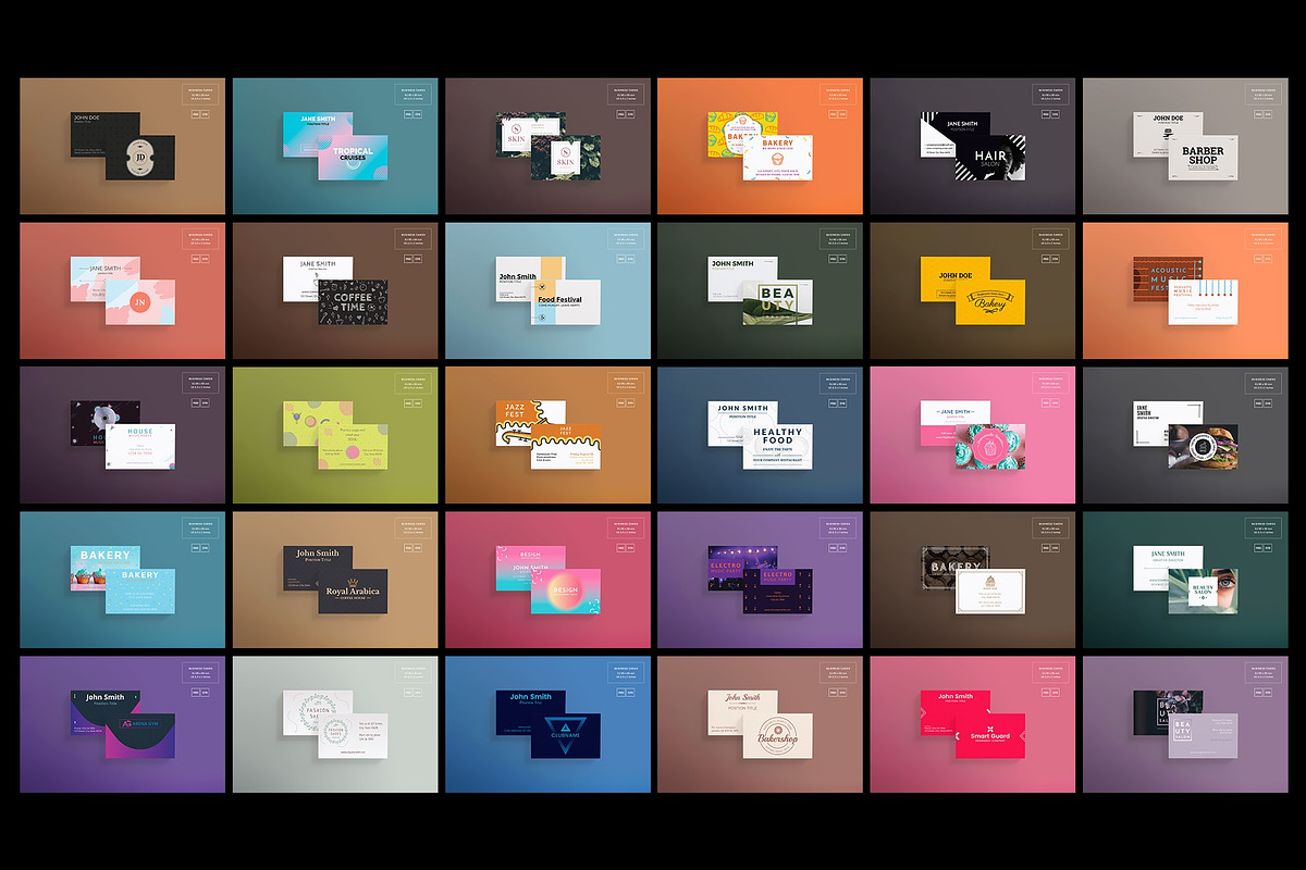 Business Card Template Bundle Sale, a Business Card Template by Amber Graphics (Photo 4 of 5)