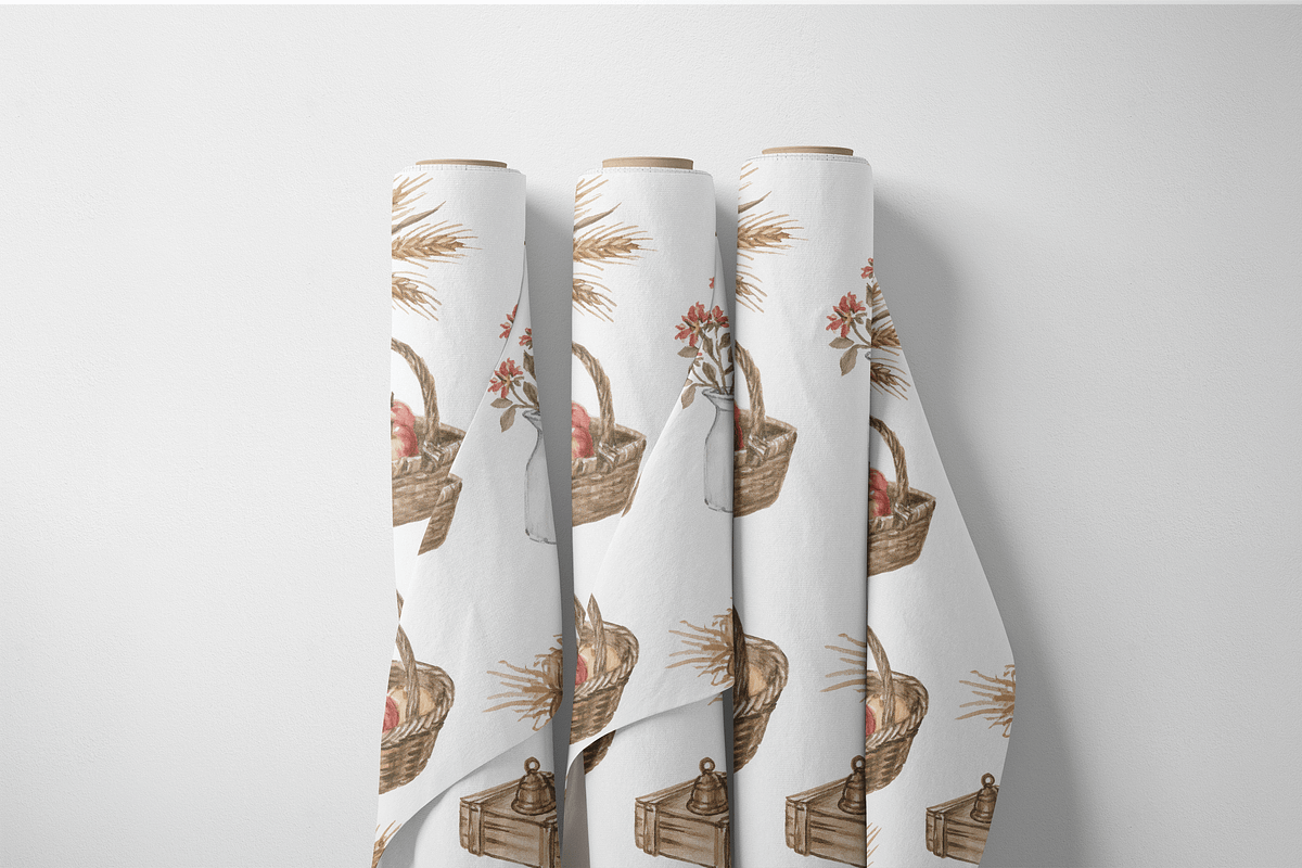 Rustic Farm Market Seamless Pattern, a Pattern Graphic by Pati Charm Studio (Photo 6 of 6)