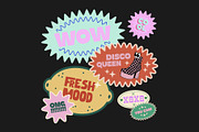 Vibe Check Sticker Pack, an Object Graphic by Alina Sh (Thumbnail 2 of 11)
