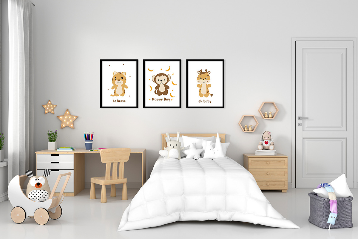 Baby Animals Clipart & Patterns, an Animal Illustration by JT_Design_Art (Photo 8 of 10)