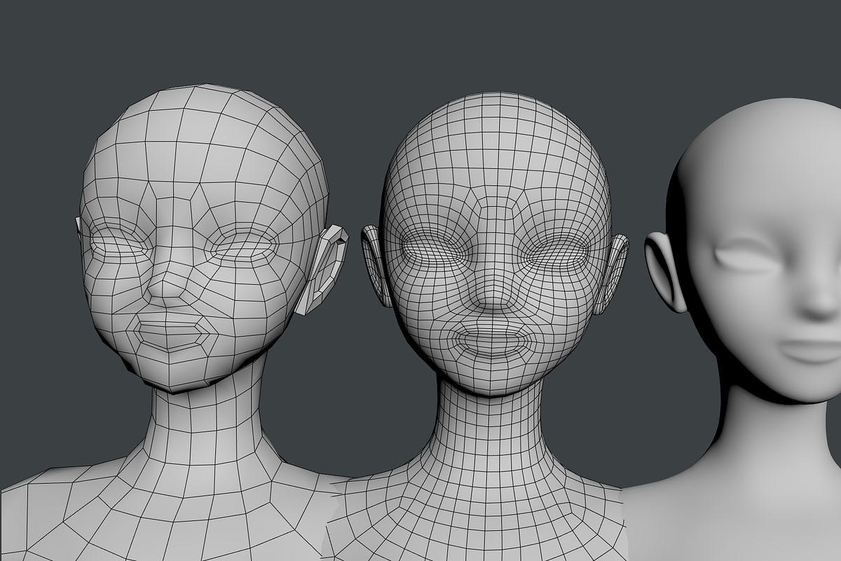 Stylized Girl Abby Shape Mesh, a Characters & Person 3D Model by VK Studio (Photo 13 of 16)
