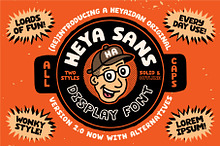 HEYA Sans | All Caps Display Font