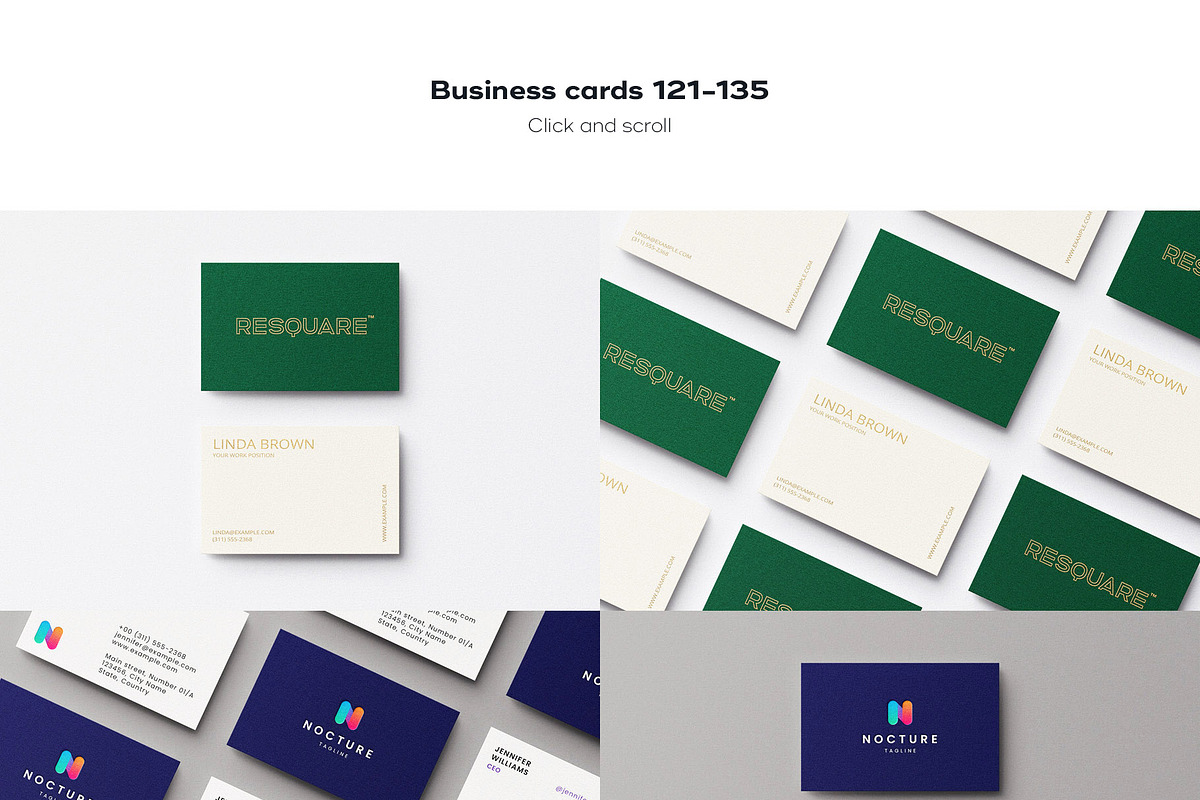 Business Card Logo Template Bundle, a Product Mockup by FoundImages (Photo 12 of 163)